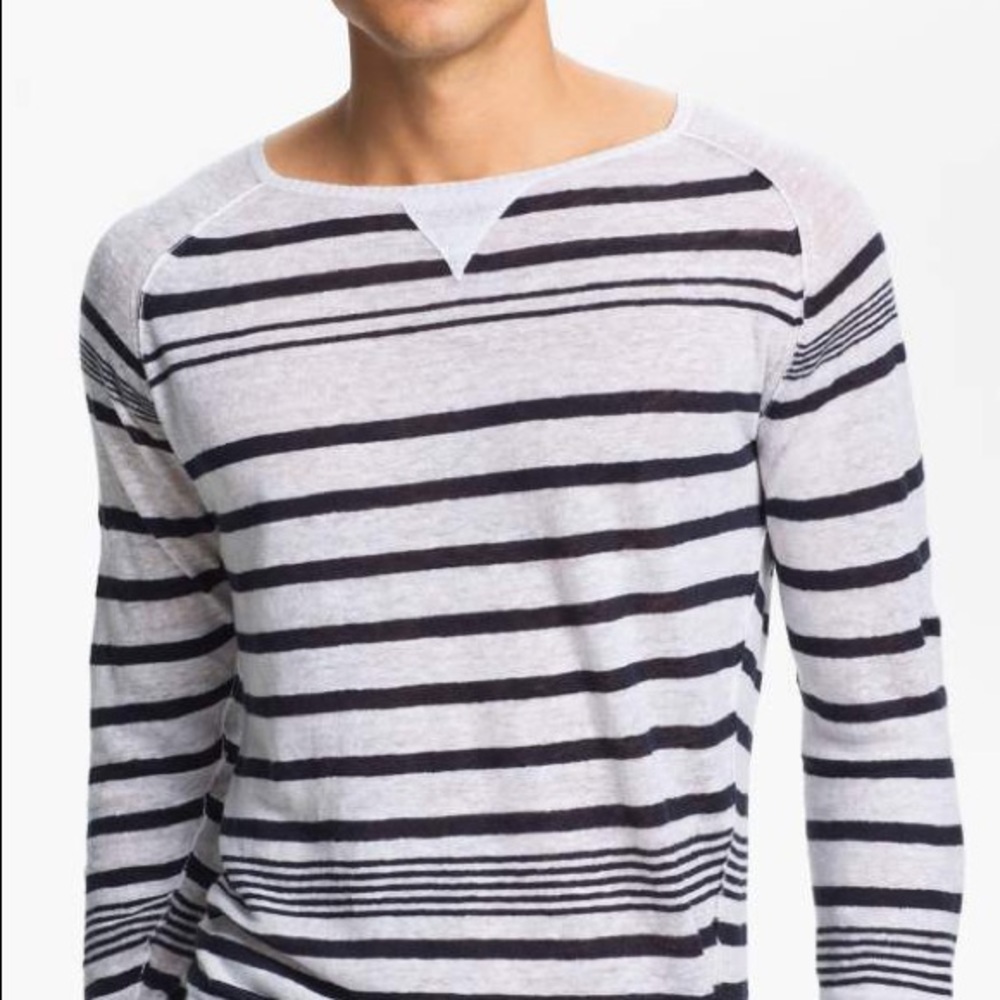 Diesel K Lolli stripe linen sweater